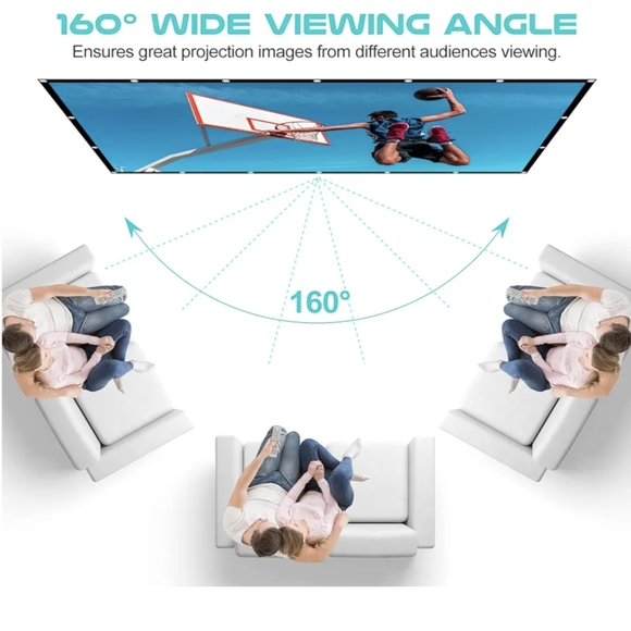 PROJECTOR SET | video beamer + 100" Screen - Picture 9 of 9